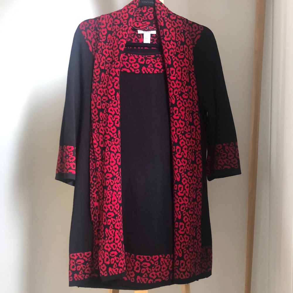 Style & Co 2-Piece Leopard Print Tunic